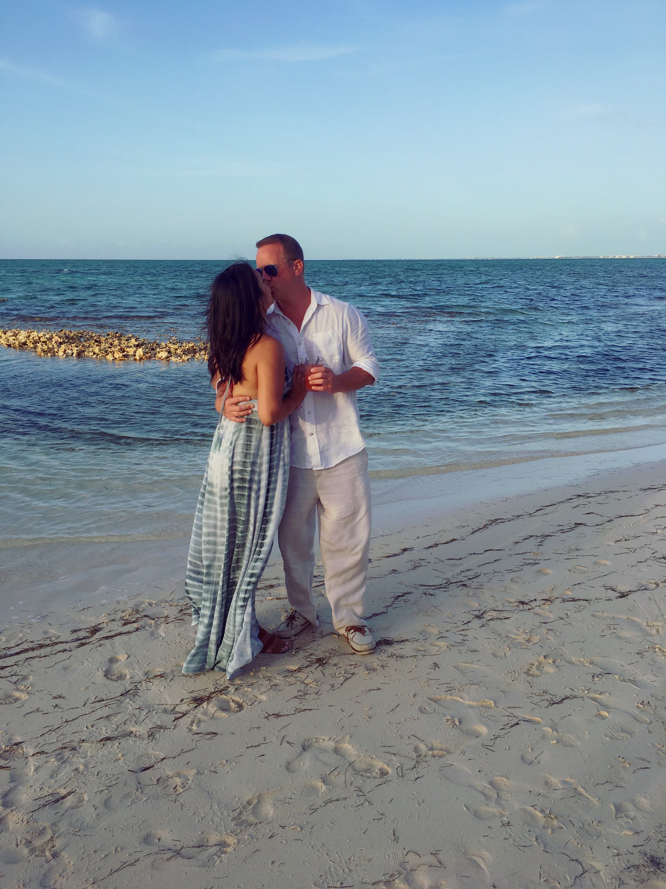 Kissing in Turks and Caicos