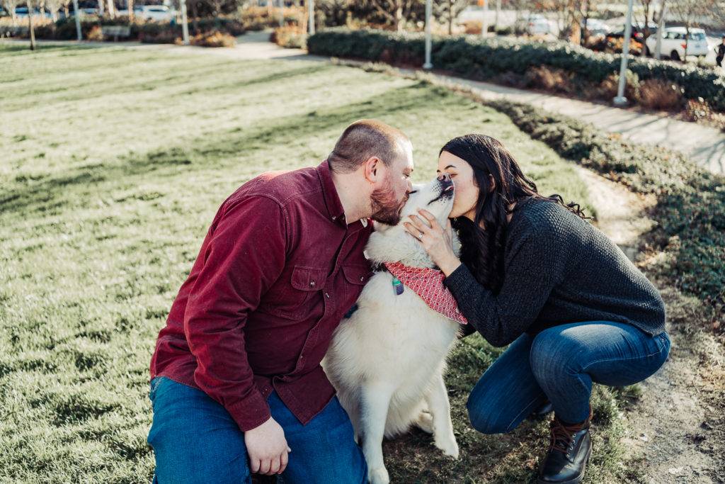 Portland Engagement Session w/ dog | Explore The Moment Photography